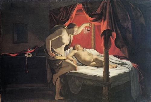 Simon Vouet Psyche et lamour oil painting picture